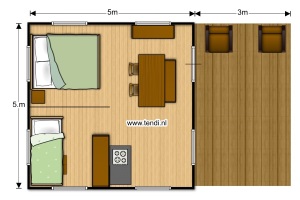 Plattegrond Tendi Safaritent 300 200